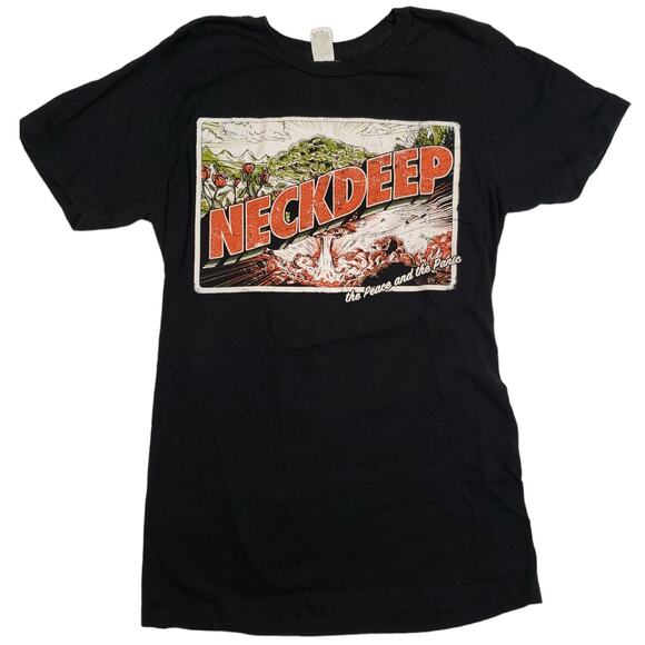 Pacific Other - Pacific | Black- Neck Deep Graphic T-Shirt | Size Small